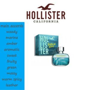 Hollister Festival Vibes For Him Eau De Masculine Spray 3.4 oz. for Men New/NWT!